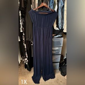 Plus Size Tube Jumpsuit